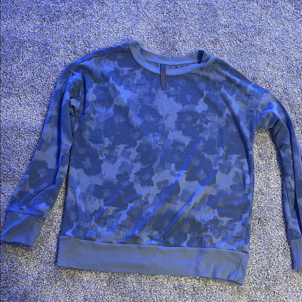 Mondetta Blue Camouflage Sweatshirt